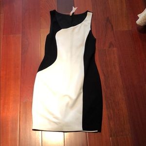 Black and white dress